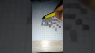 как нарисовать паука по клеточкам