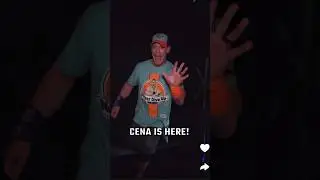 John Cena Moments Before Making His Entrance On Friday Night Smackdown!