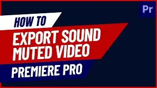 Sound Muted Export Adobe Premiere Pro