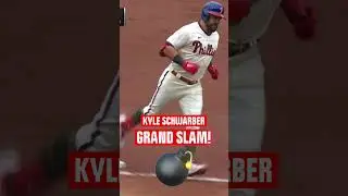 GRAND SLAM! 💣 Phillies' Kyle Schwarber hits a bomb in the 1st inning against  the Chicago Cubs