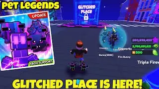The CUBE EVENT Is Here And It Brought A NEW GLITCHED WORLD! Roblox Pet Legends! Glitched Place