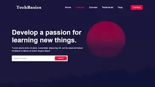 How to Make Website Using HTML and CSS | Create Website Header Design