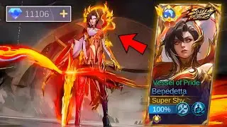 HOW MANY DIAMONDS DID I SPENT TO GET THIS SKIN? 🤔 BENEDETTA SOUL VESSELS SKIN IS FINALLY HERE | MLBB