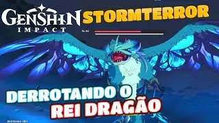 Genshin Impact - ENFRENTANDO O REI DRAGÃO!!! STORMTERROR DVALIN [Gameplay PC em PT-BR]