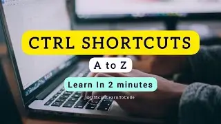 Ctrl Shortcuts A to Z || #ctrlshortcuts #ctrlshortcut #keyboardshortcuts #keyboardshortcutkeys
