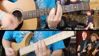 10 Classic Riffs! Only One Finger Needed! Metallica, Ed Sheeran, Clapton, Muse, QOTSA