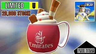 FREE LIMITED! HOW TO GET THE EMIRATES HOT COCOA BACKPACK IN US OPEN: CHAMPIONS OF THE COURT [ROBLOX]