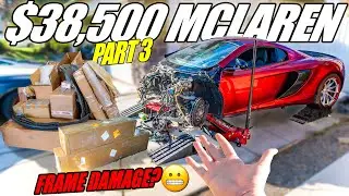 TAKING APART the $38,500 MCLAREN...WHY WAS IT SO CHEAP?? (PART 3)