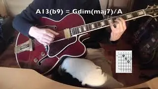 Jazz Guitar Chords - altered dominant  chord - substitutions