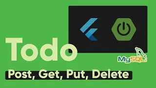 🟢🔵Java Spring Boot & Flutter - Todo App
