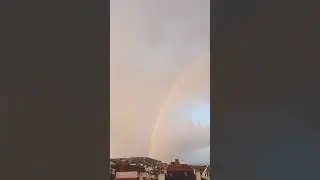 Rainbow over the sea