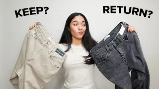 Testing Short Girl Friendly Jeans From Abercrombie & Fitch // First Impression Try On Haul