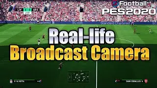PES 2020 Real-life EPL Stadium-specific Broadcast Camera