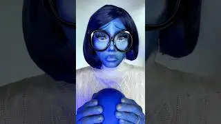 Sadness🥶MakeupInspired #insideout2 #makeup #sfx #sadness #makeuptutorial  #shortsvideo #pachie2323