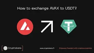 How to exchange Avalanche (AVAX) to Tether (USDT) | Cryptokens.fi Tutorial