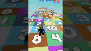 I played Math Block Race in Roblox 🤩