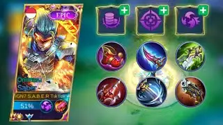 TOP 1 SABER ONE SHOT BUILD IDAMAN | BUILD SABER TERSAKIT 2023 | 