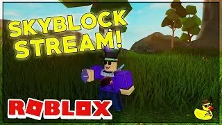 🔴 Roblox Skyblock Live! *GIVEAWAYS* (Visiting Islands!)| Roblox LIVE