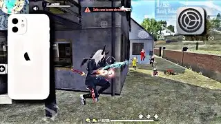 My Setting⚙️ HUD + SENSITIVITY IPhone 12 IOS 16.4 free fire