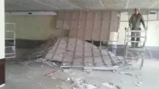 Демонтаж потолков из ГКЛ