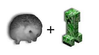 Ёжик чихнул,но это крипер