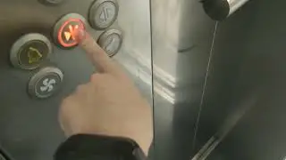 Kone MonoSpace 500 MRL Traction elevator at OKOV (former Merkur Shopping Center), Belgrade, Serbia