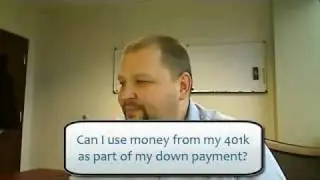 Can I use money from my 401k as part of my down payment?