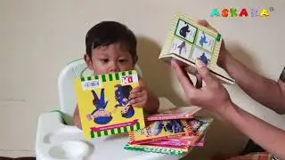 First Time Dibelikan, Mas Askara Unboxing 8 Boardbook.