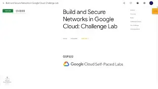 Qwiklabs | Build and Secure Networks in Google Cloud: Challenge Lab [GSP322]