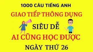 Learn English Communication - 1000 Most Common Sentences - #26 [English For Life]