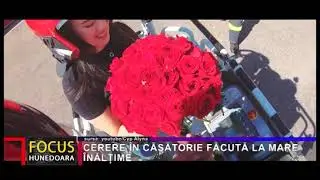 CERERE ÎN CĂSĂTORIE FĂCUTĂ LA MARE ÎNĂLȚIME