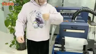 DIY printing a bear for hoodie...