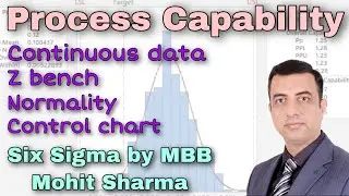 Learn how to calculate Process Capability of Continuous normal Data | Z Bench | Minitab 19 Working