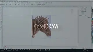 CorelDRAW How to use curve, create wood horse head for wall decoration