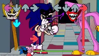 Playtime FNF (SONIC.EXE vs KISSY MISSY) / Poppy Playtime Mod / Playtime But Kissy and Sonic Sings It