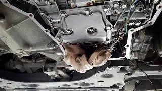 A tricky bolt in a Nissan Tiida automatic transmission