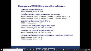 MySQL Database System: How to retrieve datafrom a single table, SELECT, ORDER BY, WHERE, statements