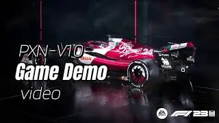 PXN V10 Gaming Racing Wheel & F1 2023 Trial Gameplay on PC