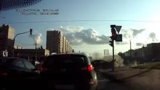 12 07 2013 20 41 авария Комендантский   Долгоозерная shorten