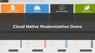 Modernizing Software to be Cloud Native Demo