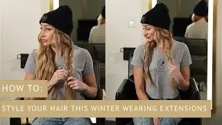 HOW TO wear extensions in winter!
