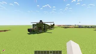 Bell UH-1 Helicopter With Altitude Hold In Minecraft | Create And Clockwork.