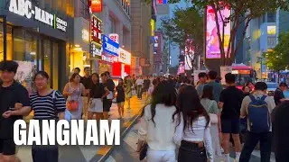 Seoul Best Place to Tour | Night Walk in Gangnam | Seoul, South Korea [4K/60fps]