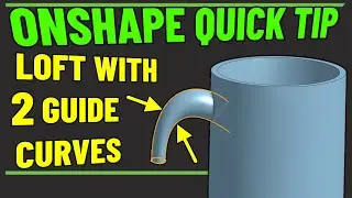 Using GUIDE CURVES to help shape a LOFT