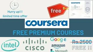 Coursera Free Certification Courses 2021 | Coursera Offers Premium Certificate For Free |