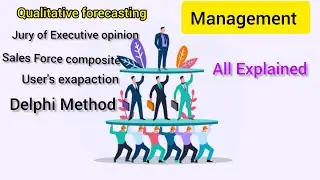 what is qualitative forecasting/jury of Executive opinion/sales Force composite/Delphi Method/user's