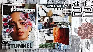 Escape: Chapter 22 | Dark Dystopian Journal | Magazine Collage Art Journal
