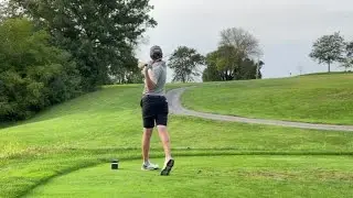 Watch Now: Mizro hits from ninth tee box