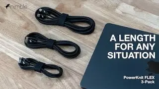 Nimble PowerKnit FLEX 3-Pack | USB-C Charging Cables