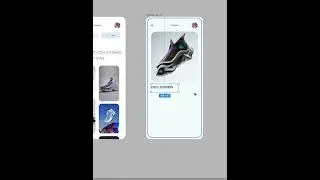 Sneakers store app UI design (Timelapse) 👟